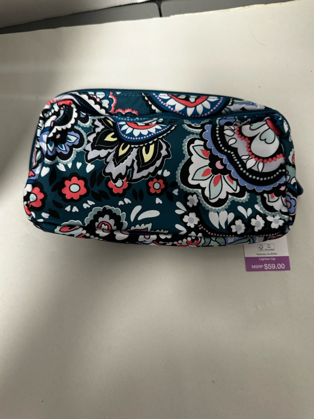 Vera Bradley makeup bag